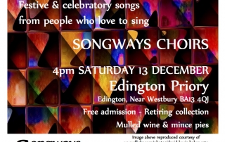 Songways Sing Noel Sat 13 Dec