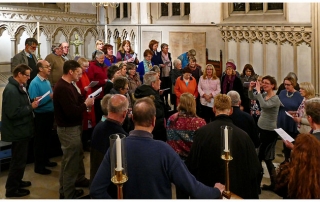Singing in Corpus Chapel